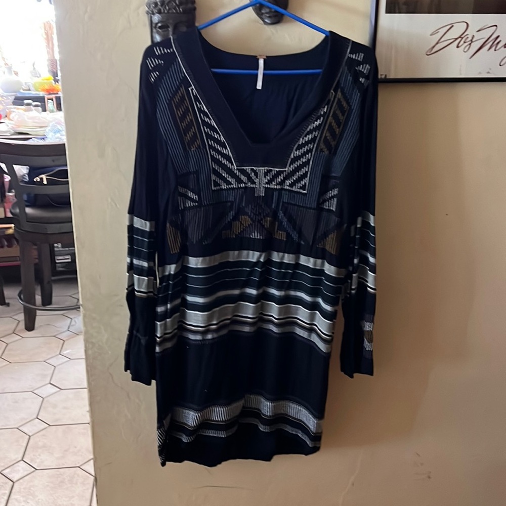 Free People lined boho dress